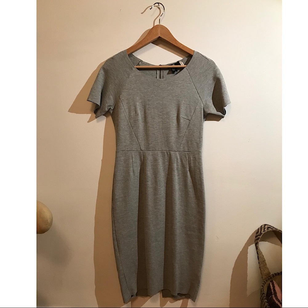 H&M Grey, form fitting dress